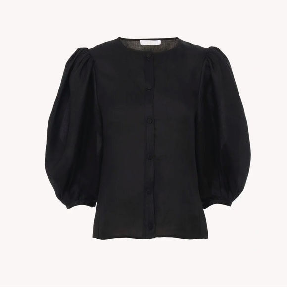 CHLOE COLLARLESS BLOUSE 2024 NWOT - Picture 3 of 12